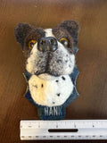 Custom Needle Felted 3d Pet Portrait plaque