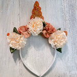 Custom Resin Flat Unicorn Tiara
