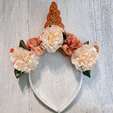 Custom Resin Flat Unicorn Tiara
