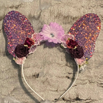 Custom Resin Frenchie ear Tiara