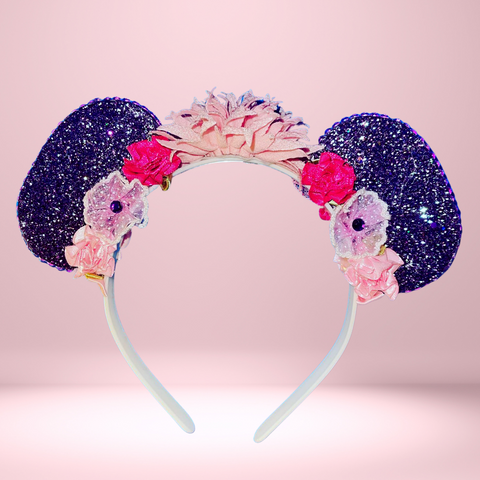 Custom Resin Panda Tiara