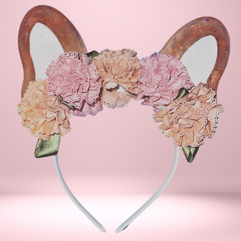 Custom Resin Frenchie ear Tiara