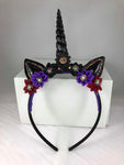 Custom Resin Rounded Unicorn Tiara