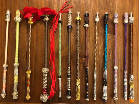 Custom handmade light up magic wands