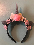 Custom Resin Rounded Unicorn Tiara