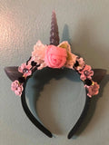 Custom Resin Rounded Unicorn Tiara