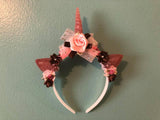 Custom Resin Rounded Unicorn Tiara
