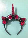 Custom Resin Rounded Unicorn Tiara