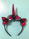 Custom Resin Rounded Unicorn Tiara