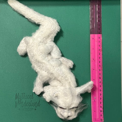 Needle felted lucky dragon. One of a kind.