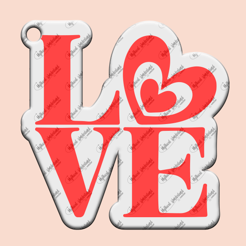 Love - Acrylic Blank and SVG Cut File